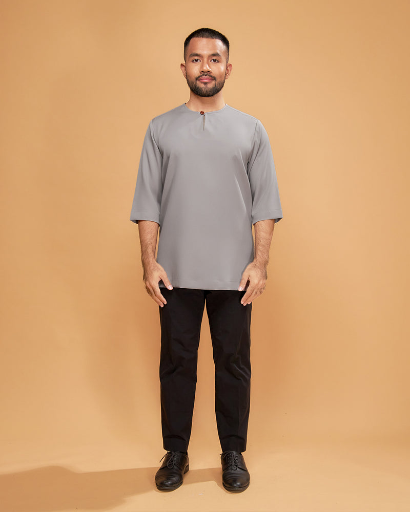 KURTA ARJUNA (Plain) - GREY