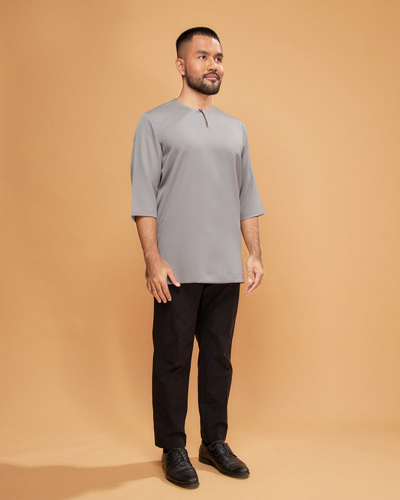 KURTA ARJUNA (Plain) - GREY