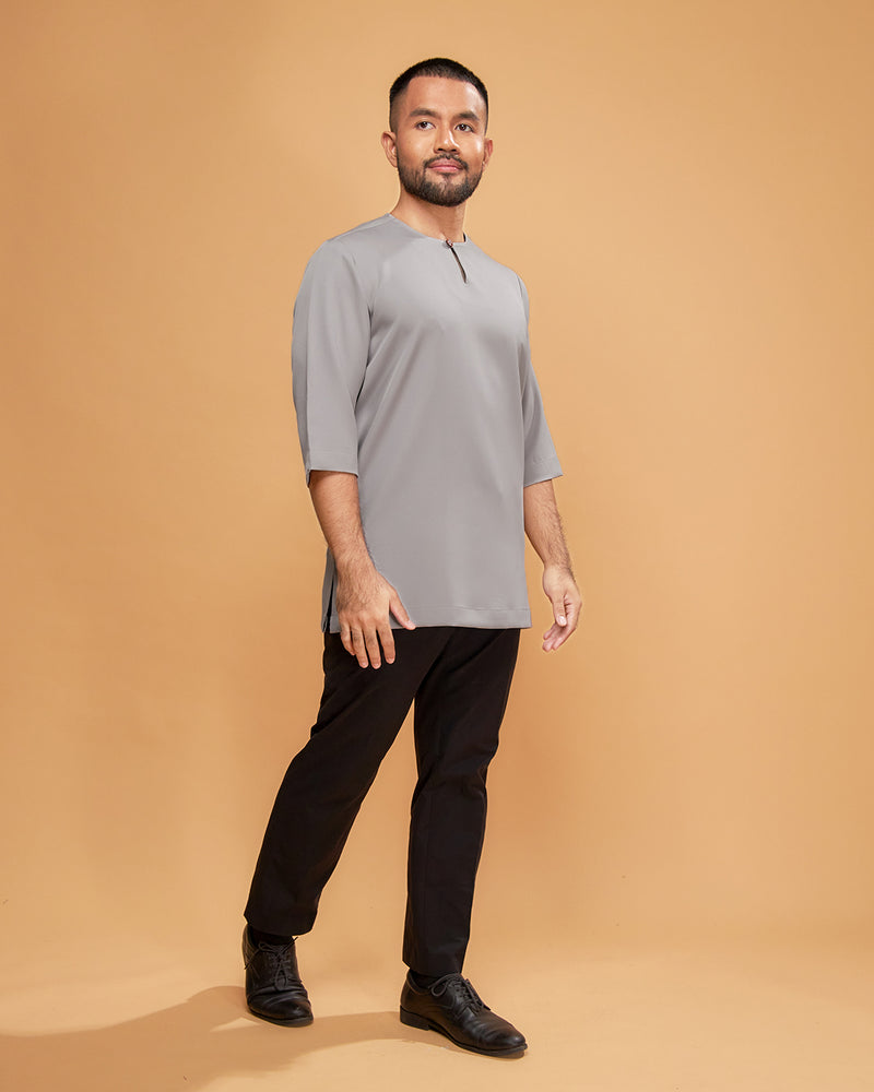 KURTA ARJUNA (Plain) - GREY