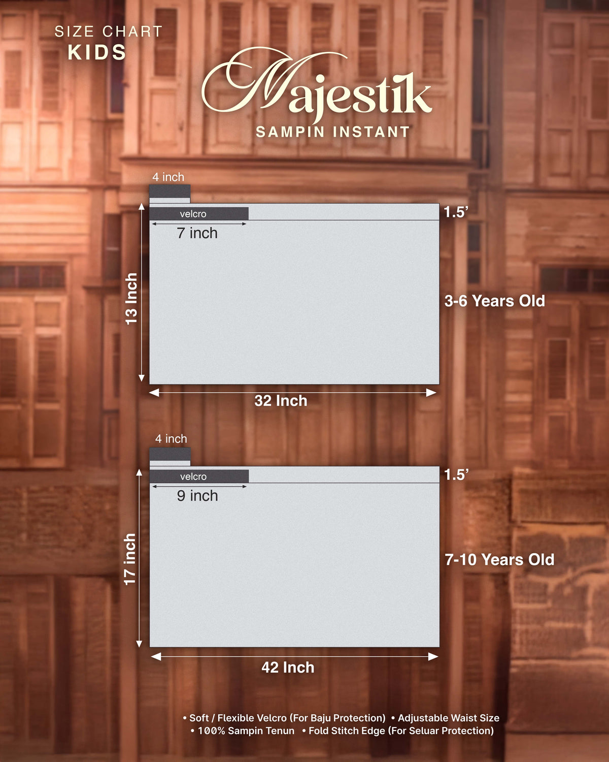 INSTANT MAJESTIK (KIDS) | BLACK SILVER (MJ08)