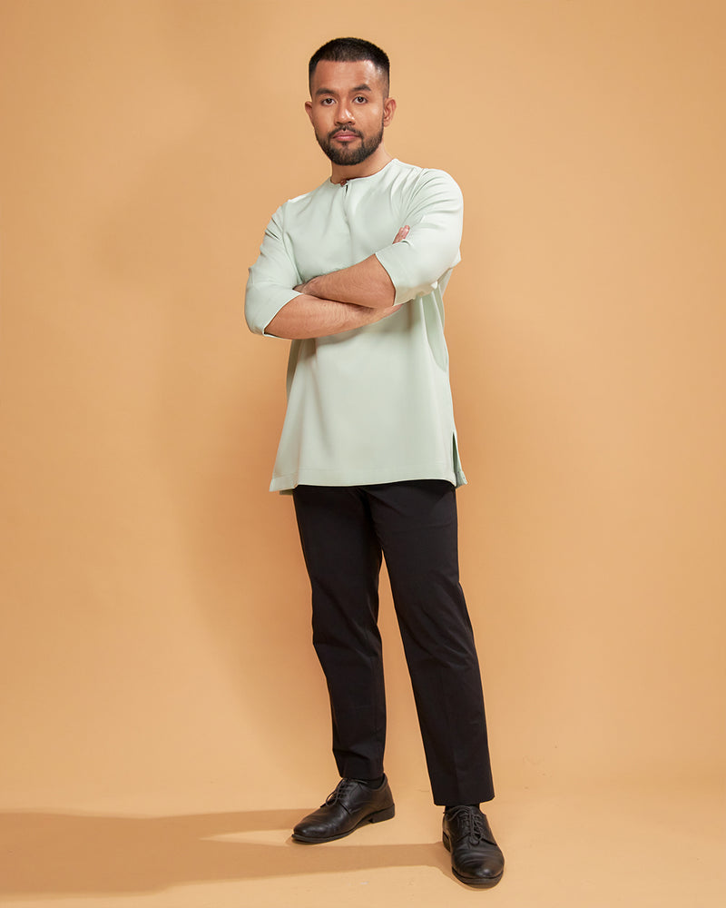 KURTA ARJUNA (Plain) - MINT GREEN