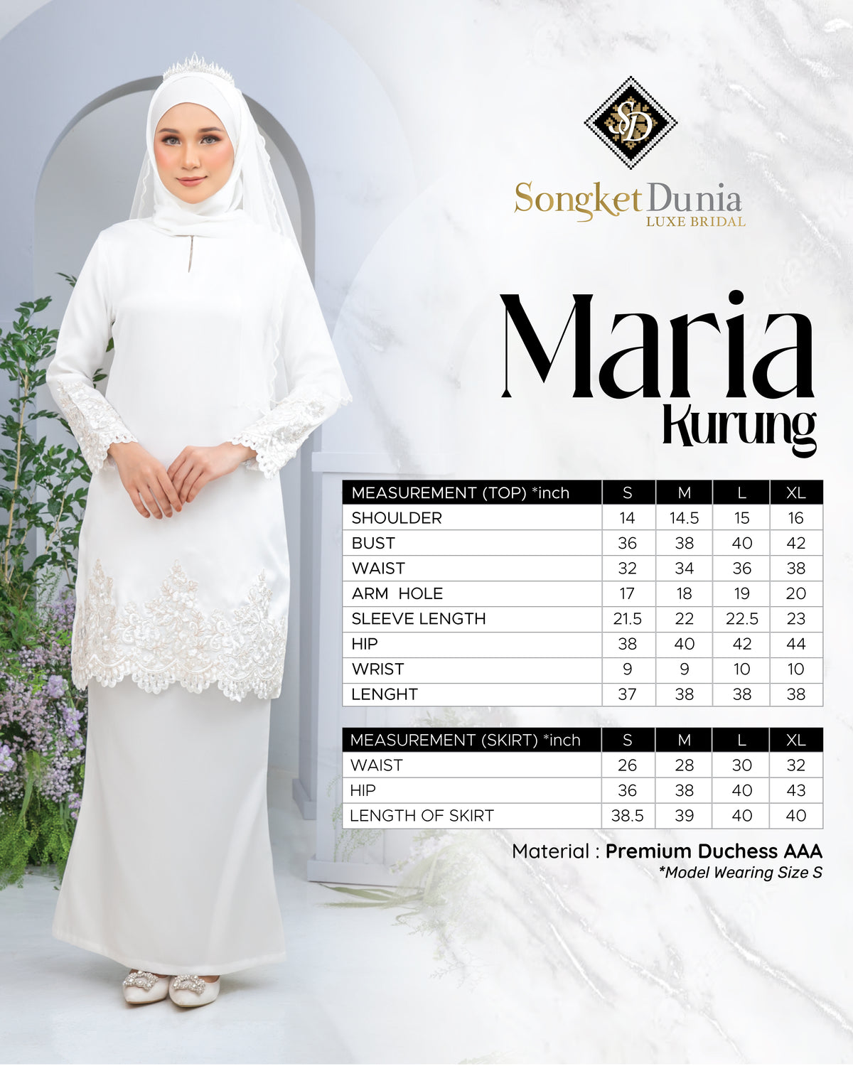 MARIA KURUNG ( OFF WHITE)