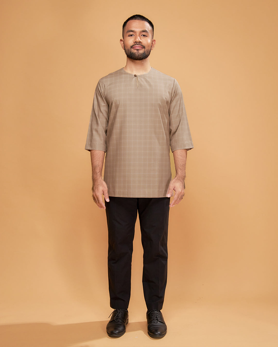 KURTA JEBAT (Checked) - NUDE