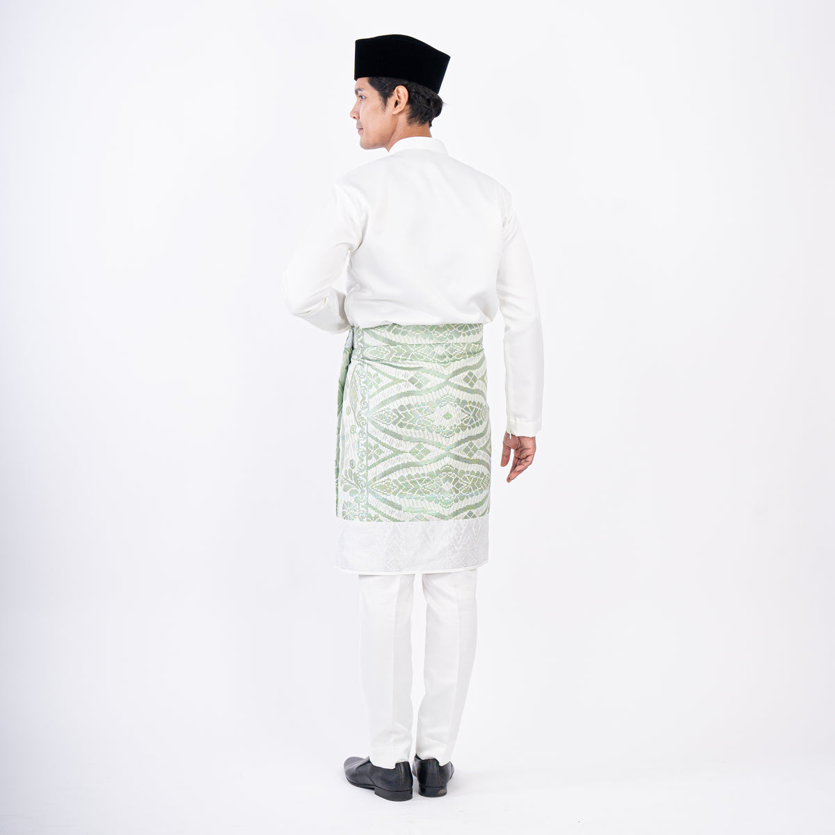 SAMPIN ASLI INSTANT | White Silver & Green (TM95) - Majestic