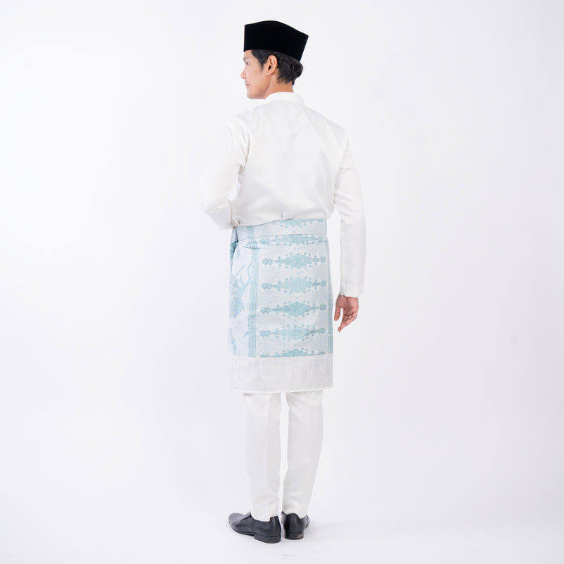 SAMPIN ASLI INSTANT - White Silver - Turquoise (TM81) - Majestic