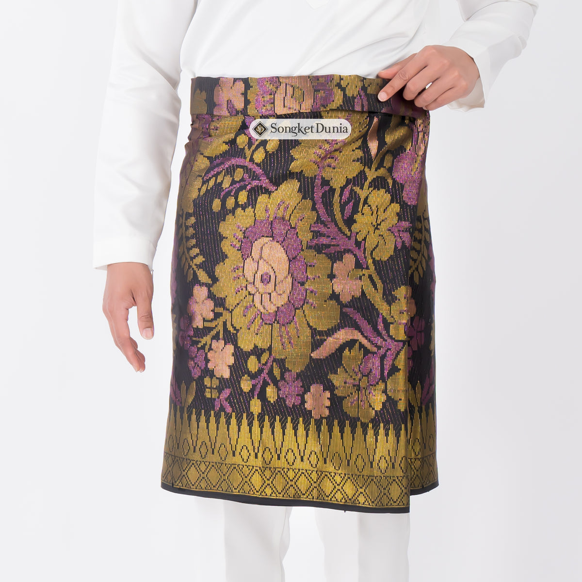 SAMPIN ASLI INSTANT - Black Gold - Dusty Purple (TM72) - Majestic