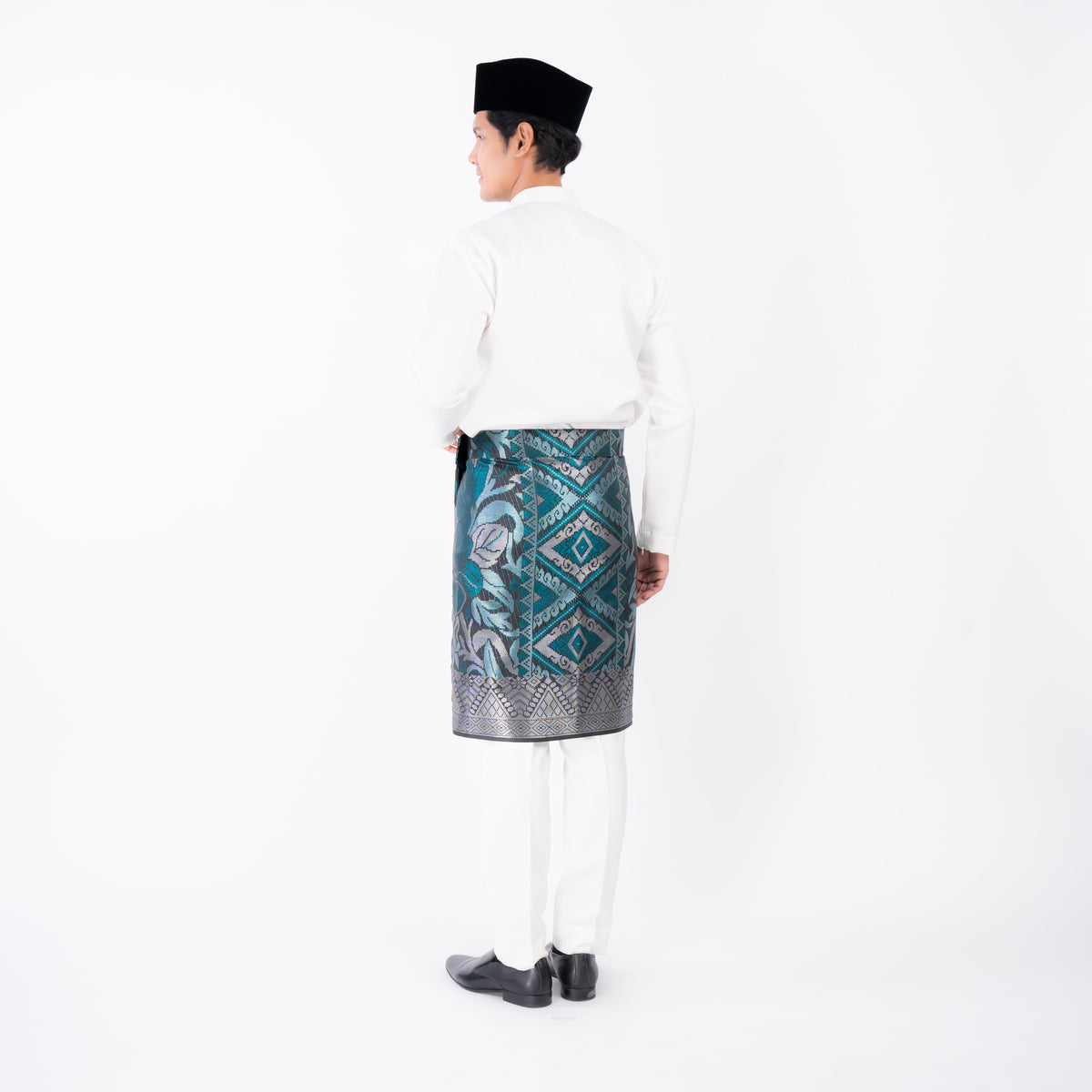 SAMPIN ASLI INSTANT | Black Silver & Turquois (TM71) - Majestic