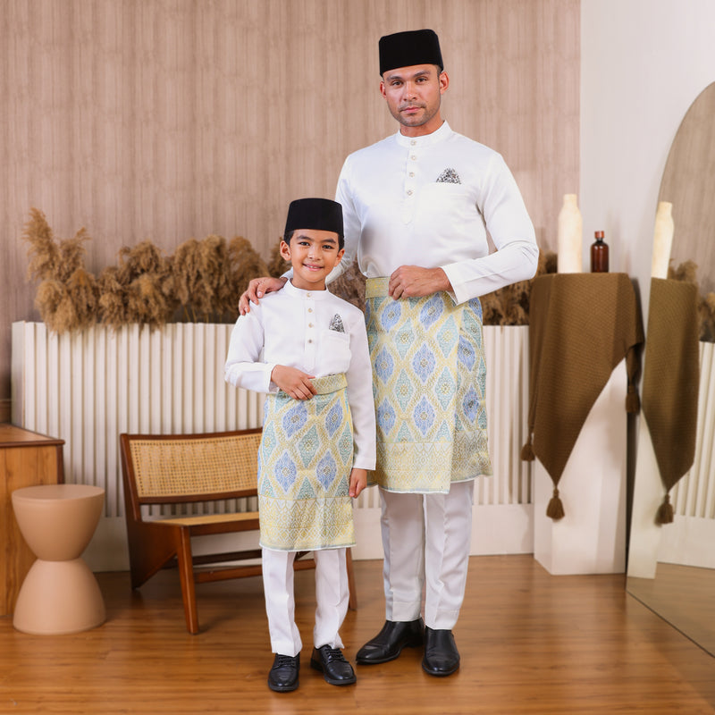 INSTANT MAJESTIC | White Gold - Turqoise/Blue (KM30)