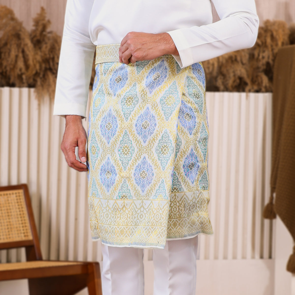 INSTANT MAJESTIC | White Gold - Turqoise/Blue (KM30)