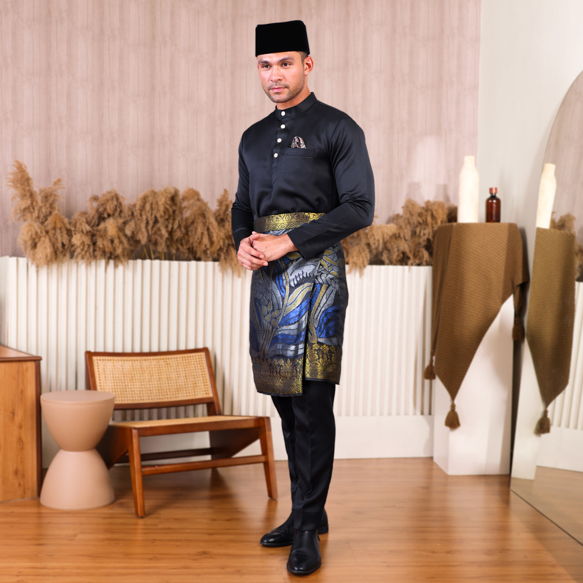 MAJESTIC INSTANT | Black Gold - Royal Blue (TM251)