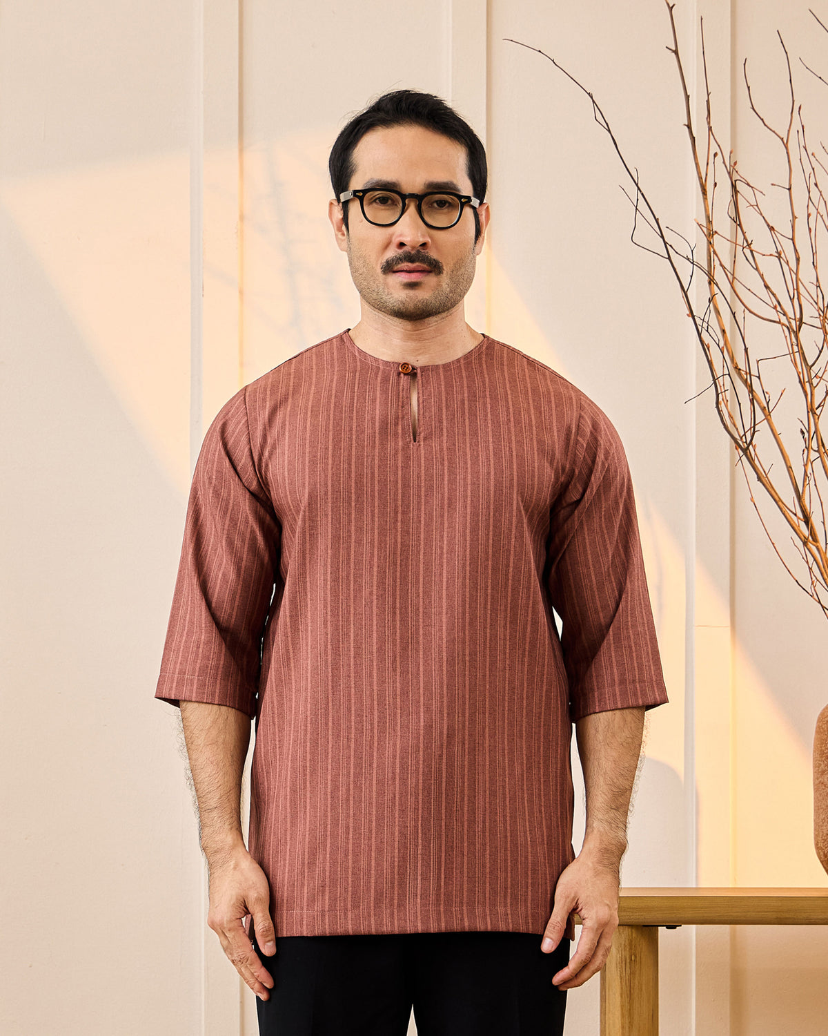 KURTA NADI (STRIPES) - RICH BROWN