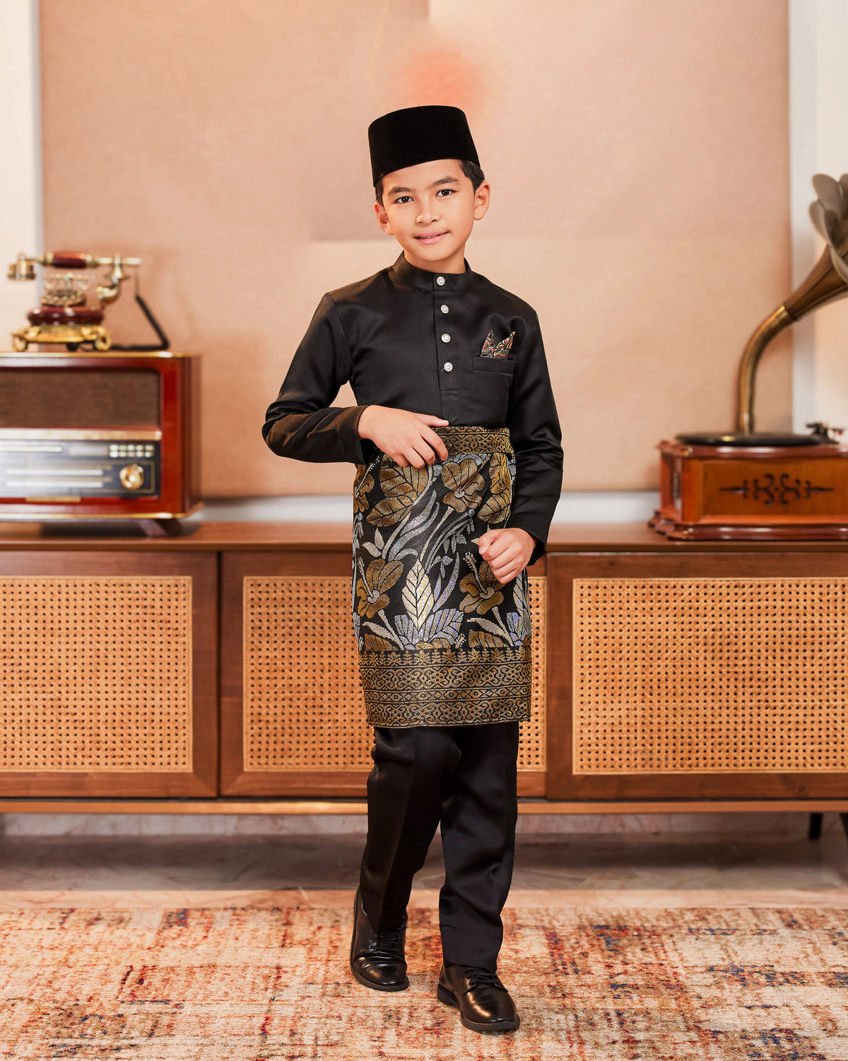 Clearance | MAJESTIK INSTANT KIDS - Black Gold/Silver (SV83)