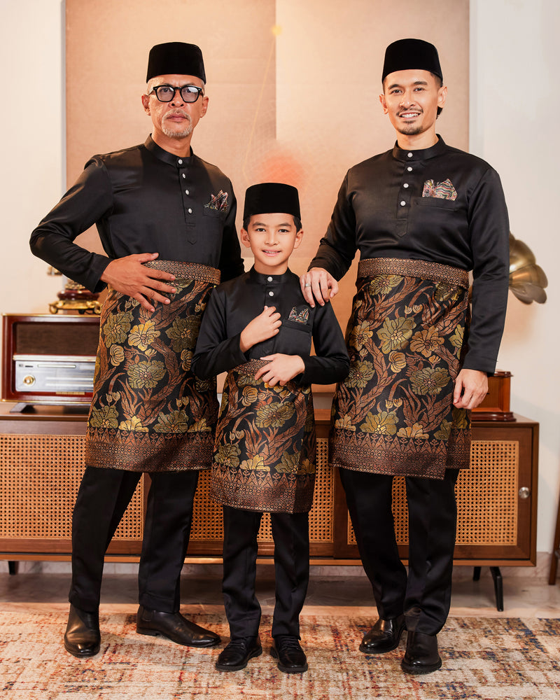 Clearance | MAJESTIK INSTANT KIDS - Black/Gold Brown (SV64)