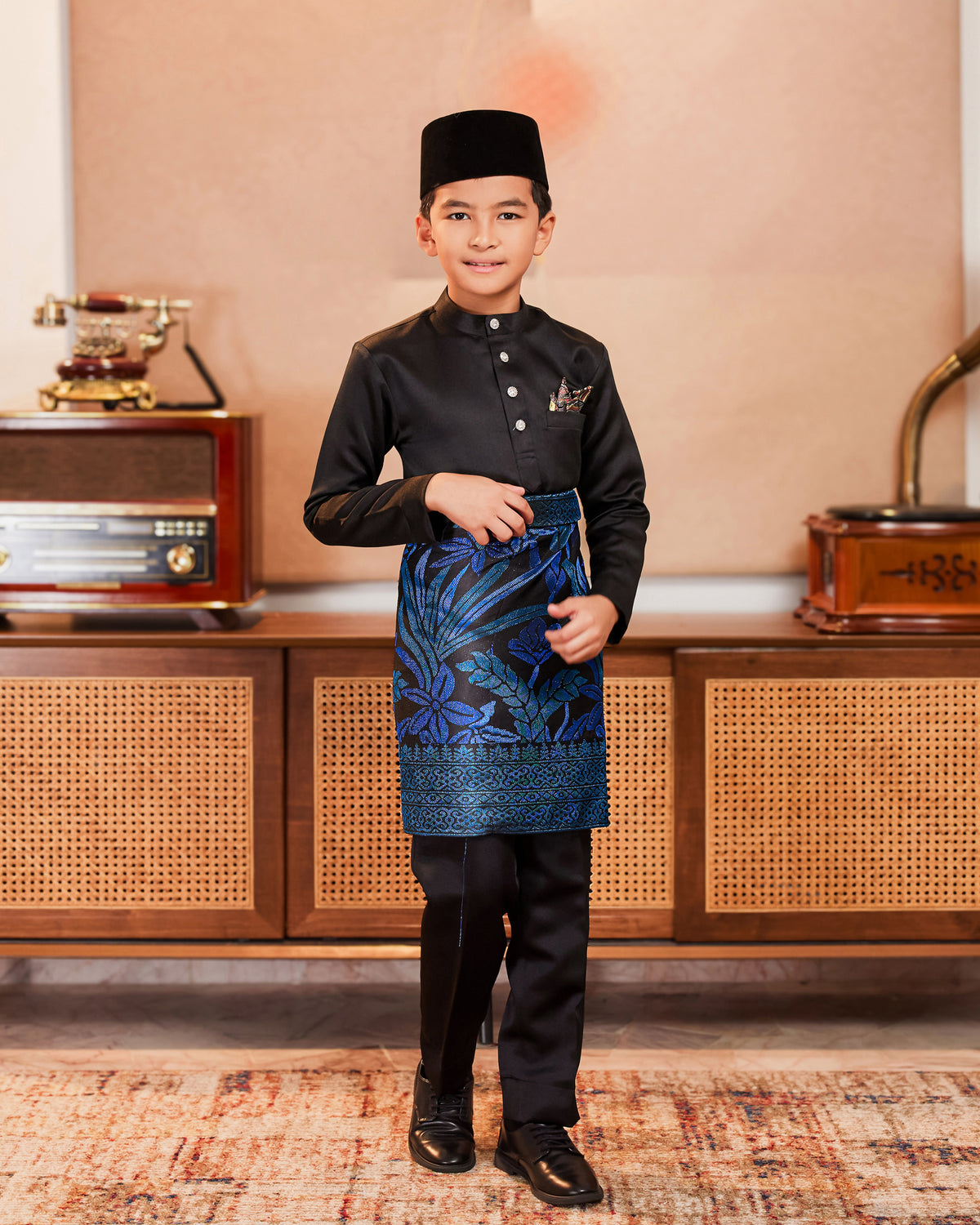 INSTANT MAJESTIC KIDS | Black/Blue (SV69)