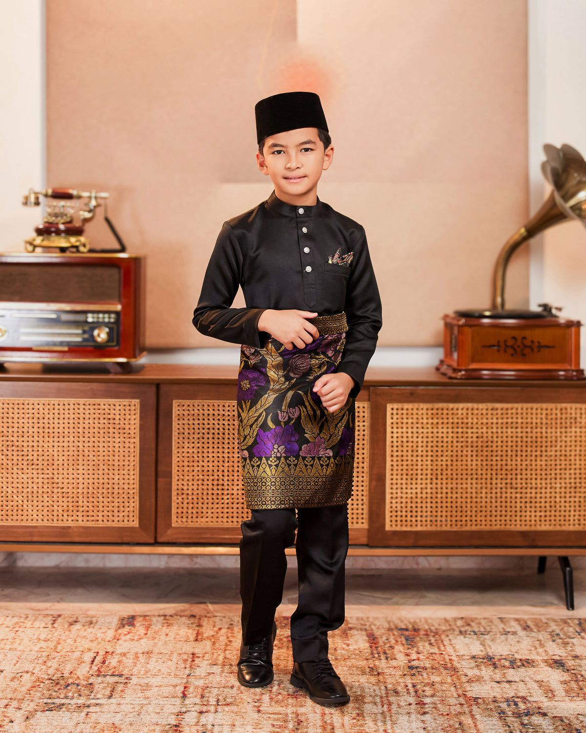 INSTANT MAJESTIC KIDS | Black Gold/Purple (SV90)