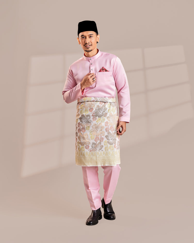 Clearance | BAJU MELAYU QAMAAR - BABY PINK
