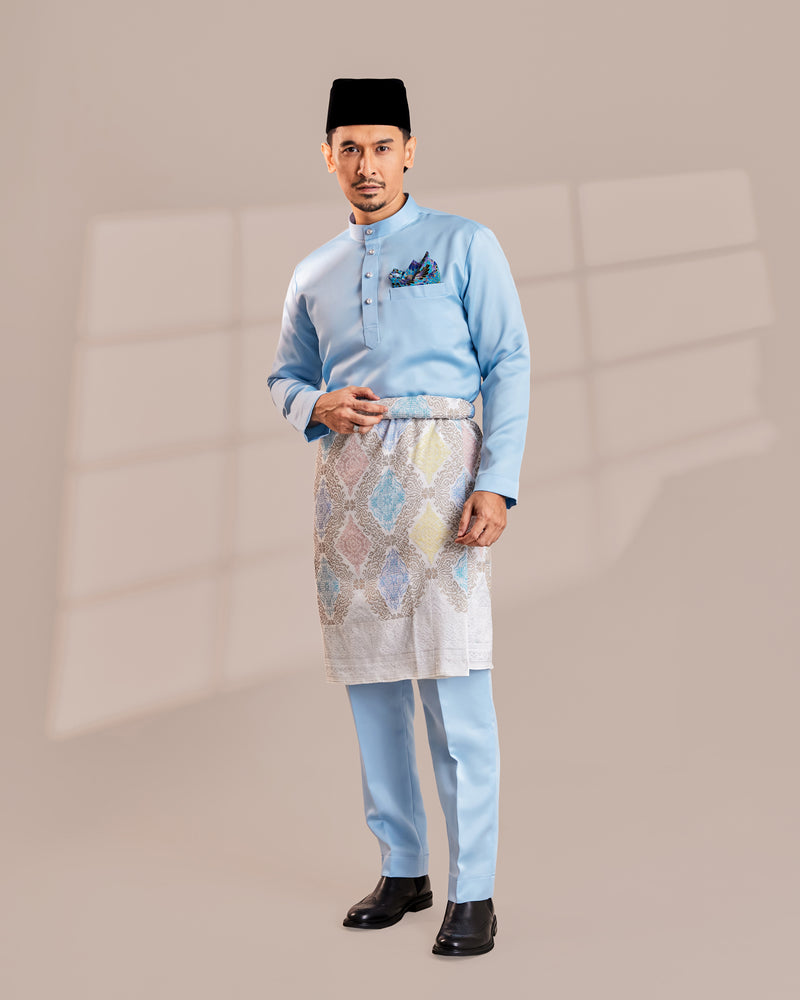 Clearance | BAJU MELAYU QAMAAR - BABY BLUE