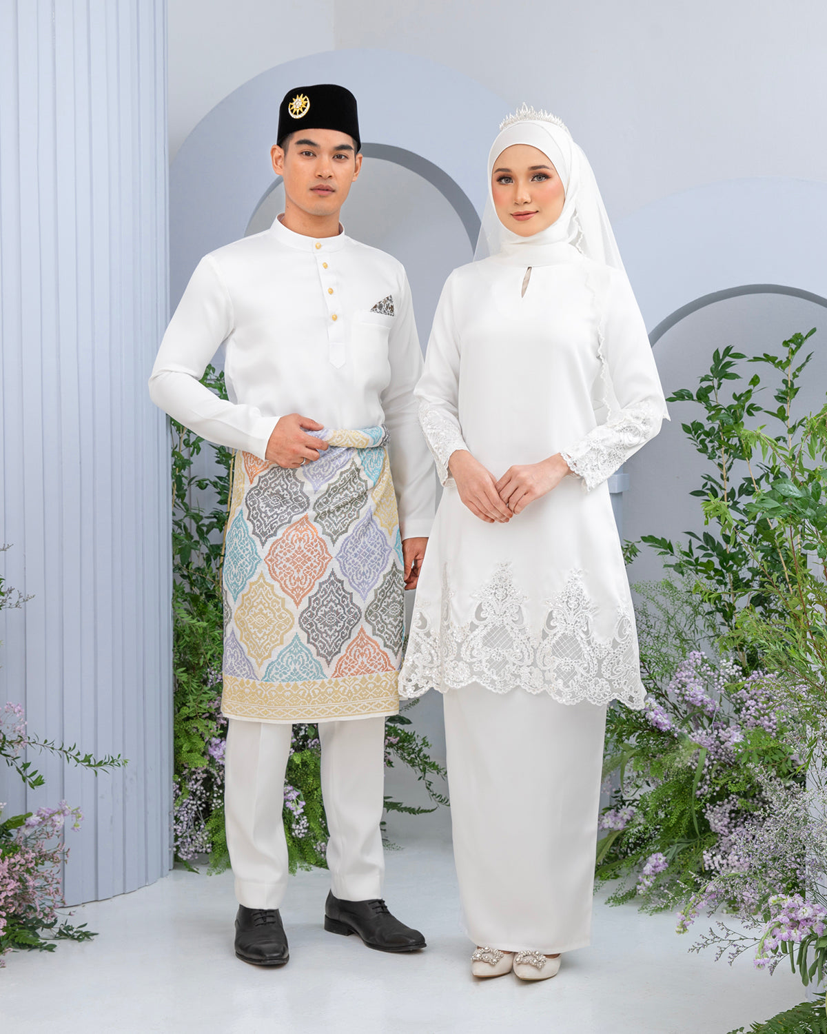 ZARIA COUPLE SET (OFF WHITE)