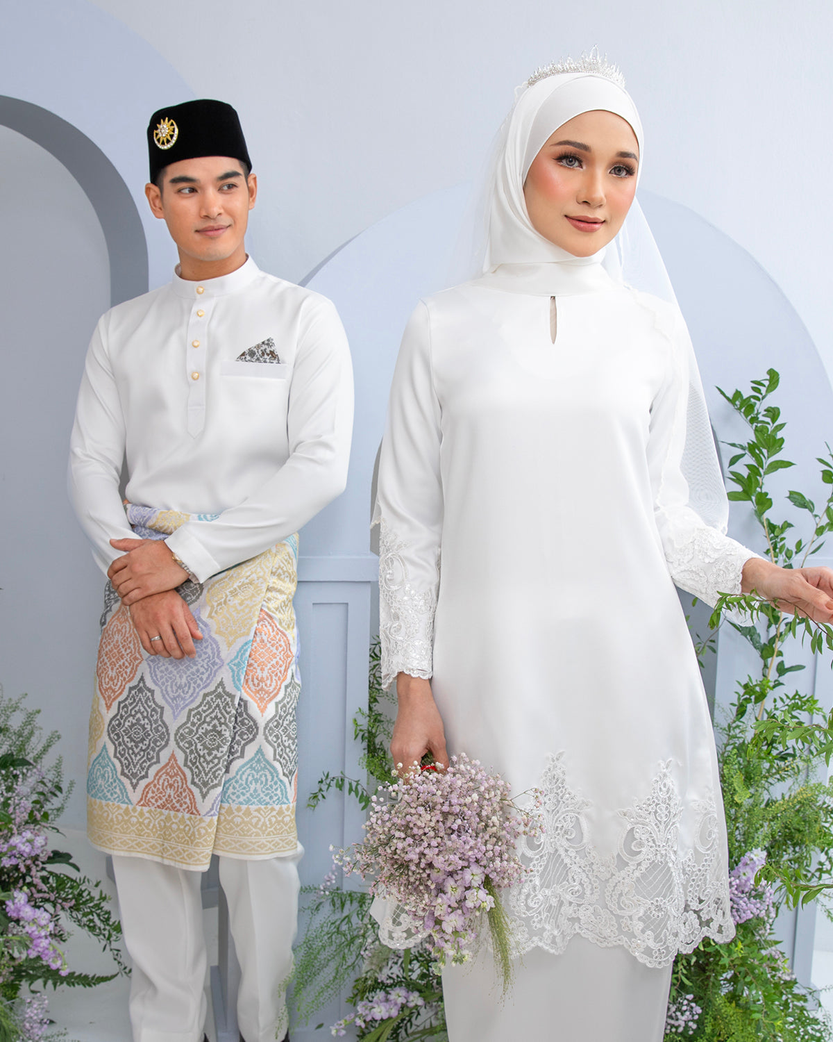 ZARIA COUPLE SET (OFF WHITE)