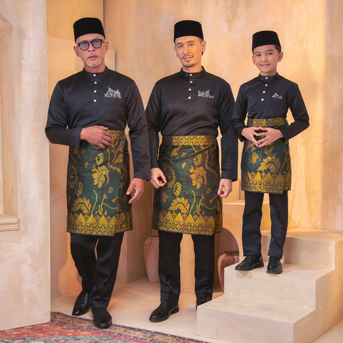 INSTANT MAJESTIC KIDS | Black Gold/Dark Green (SV27)