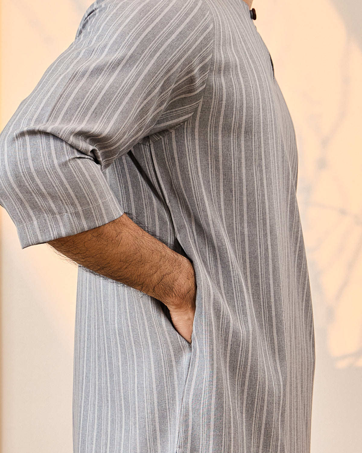 KURTA NADI (STRIPES) - GREY