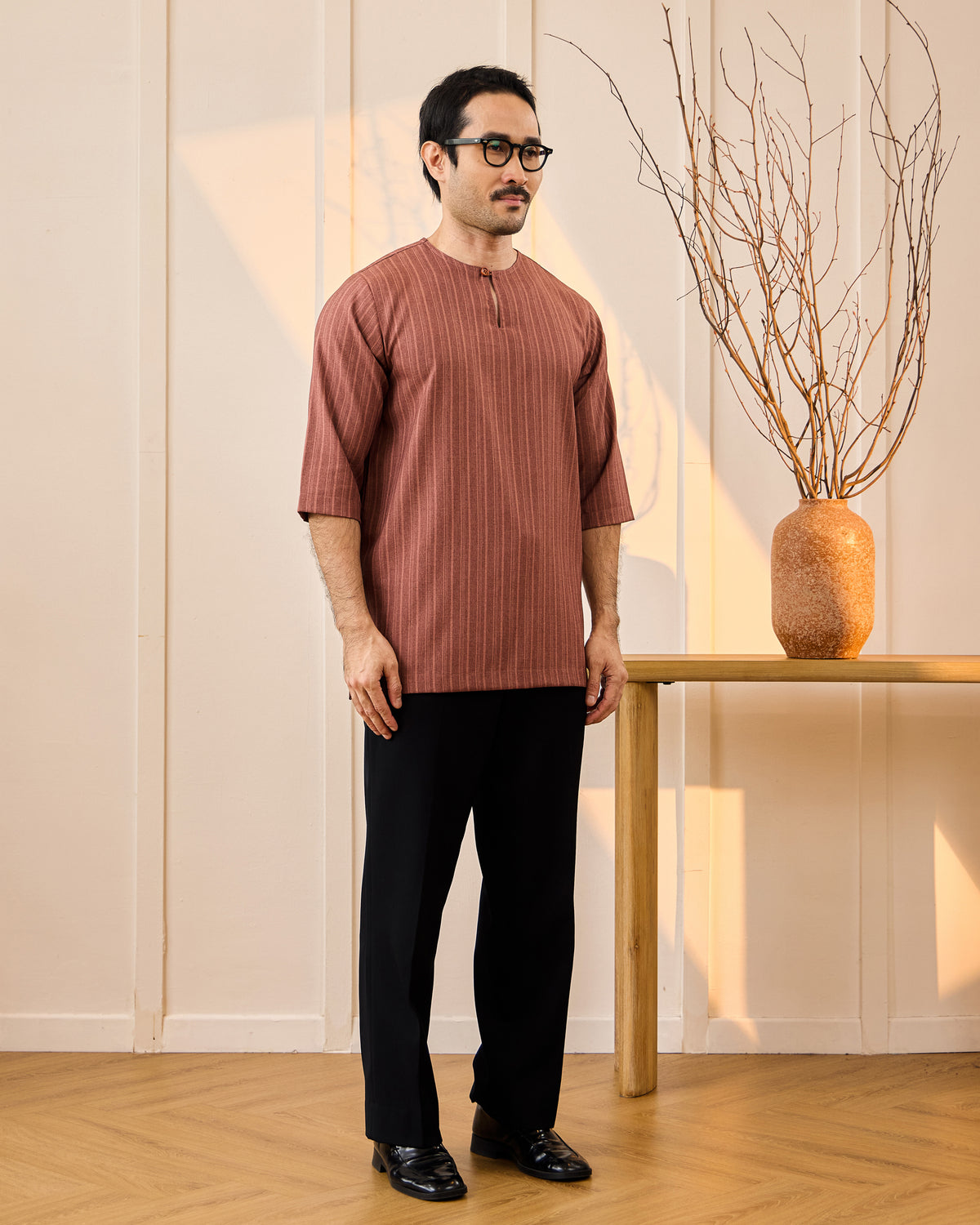 KURTA NADI (STRIPES) - RICH BROWN