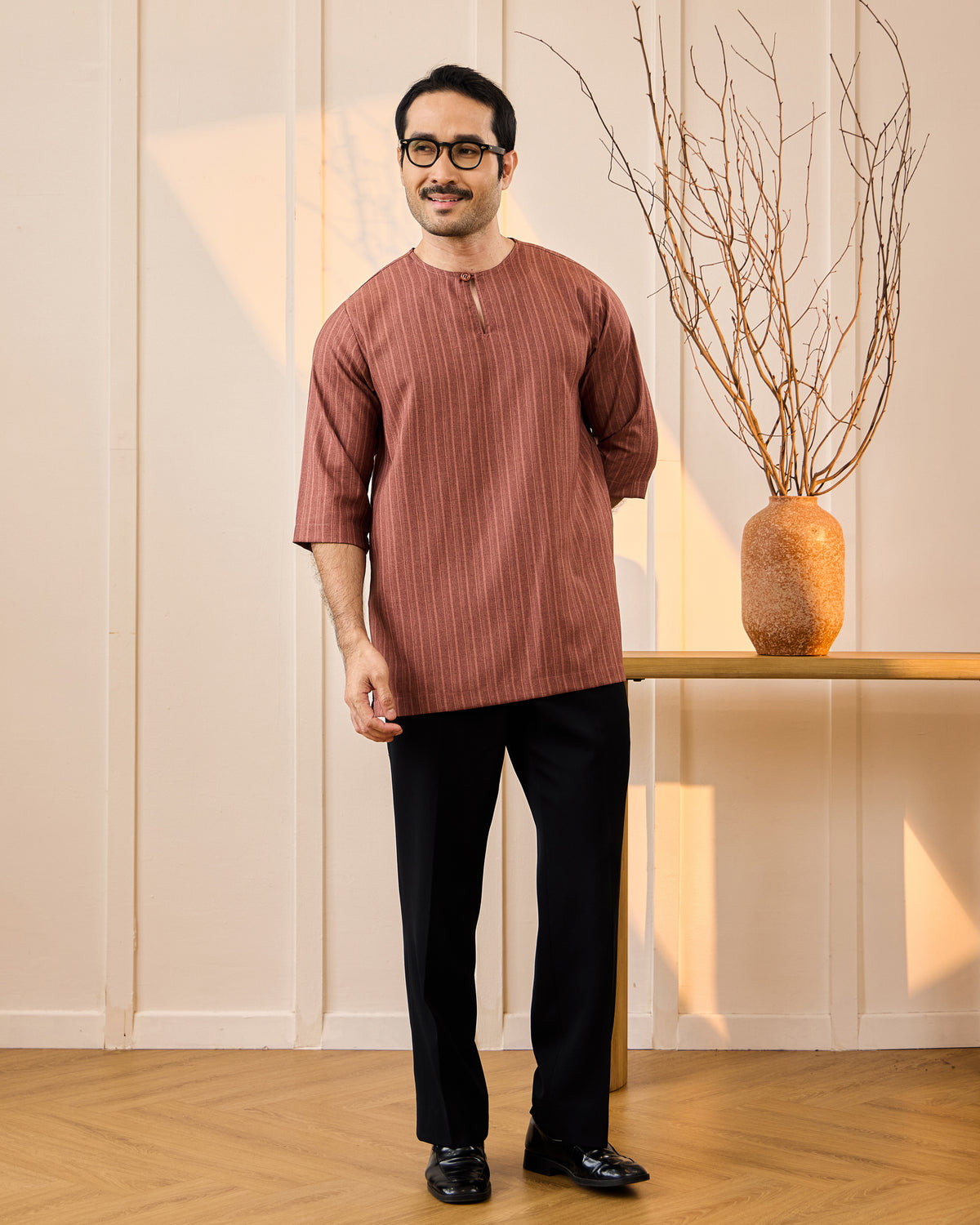 KURTA NADI (STRIPES) - RICH BROWN