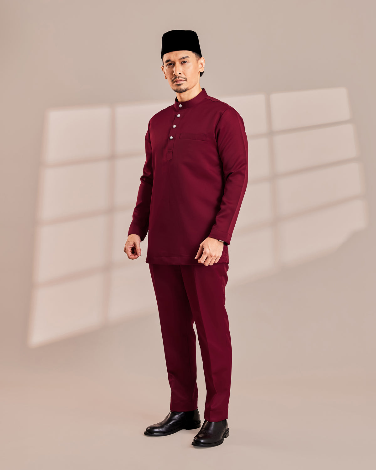 Clearance | BAJU MELAYU QAMAAR - MAROON