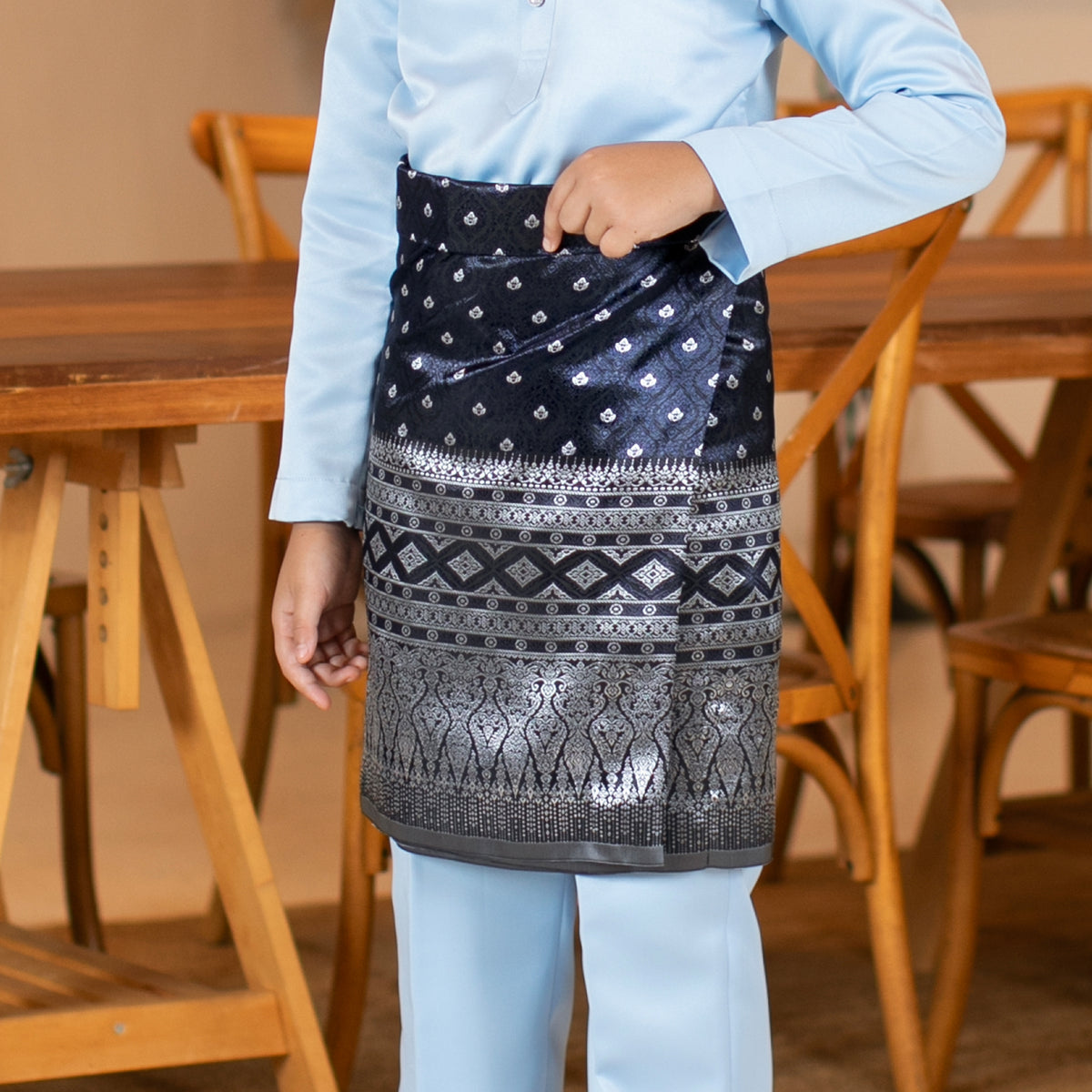 ANDIKA INSTANT KIDS | Navy Blue Silver (AD10)