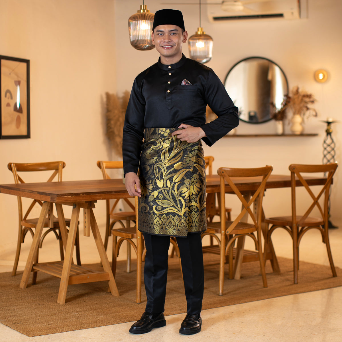 SAMPIN ASLI INSTANT - Black Gold - Gold (TM224) - Majestic