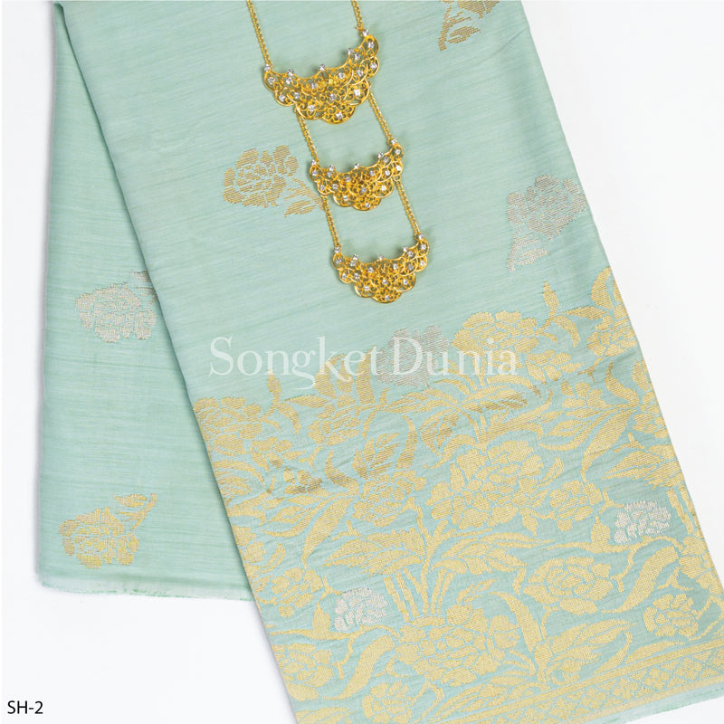 MINT GREEN - GOLD (SH-2) | SARIMAH