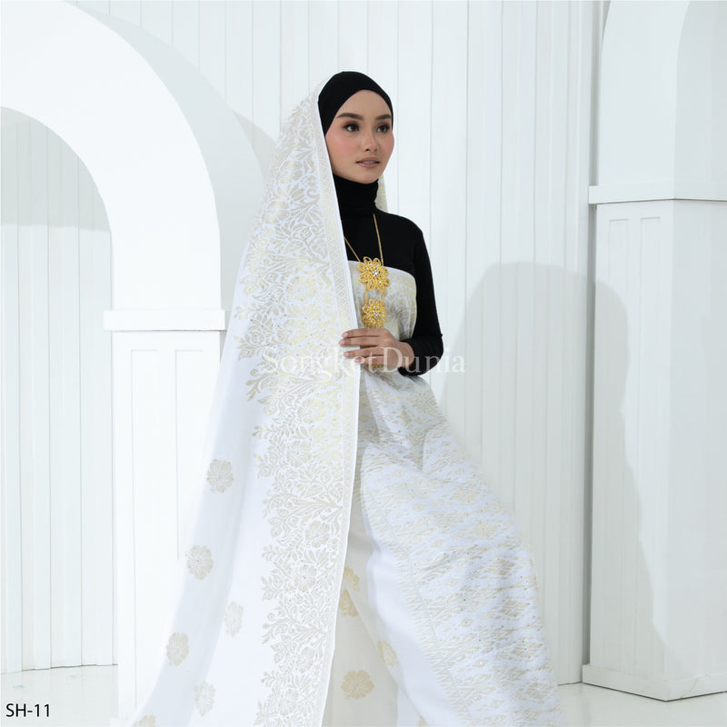 WHITE - GOLD BATU (SH-11) | SARIMAH