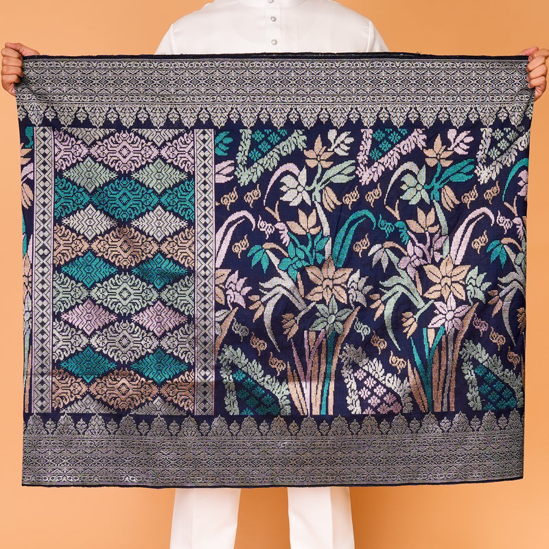 NAVY BLUE - SILVER Mix | Royal Handmade