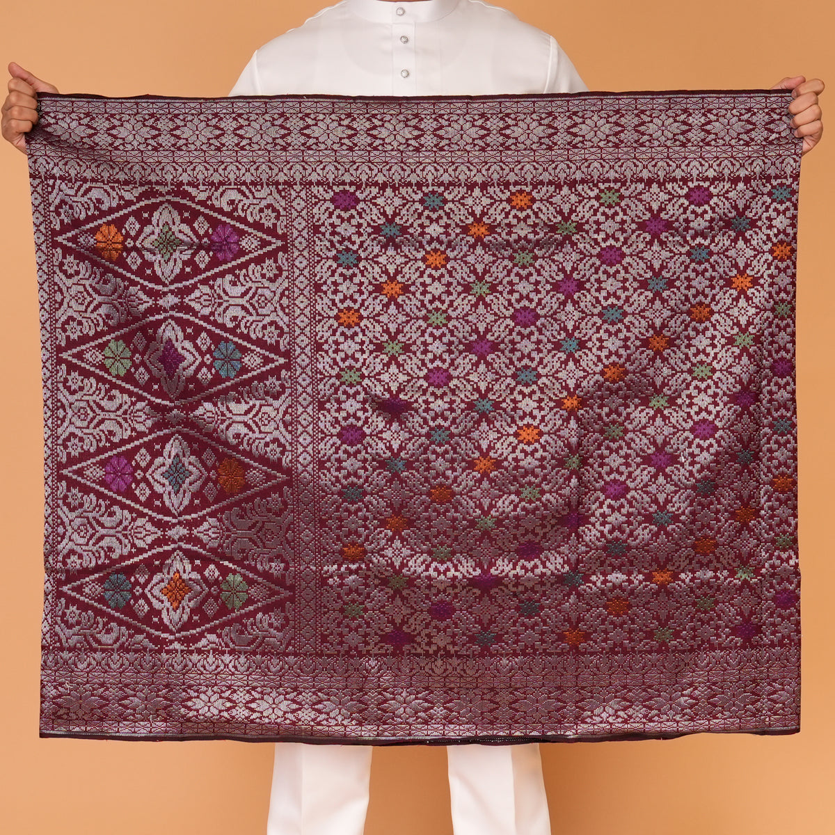 DARK MAROON SILVER - Mix | Dato' Handmade