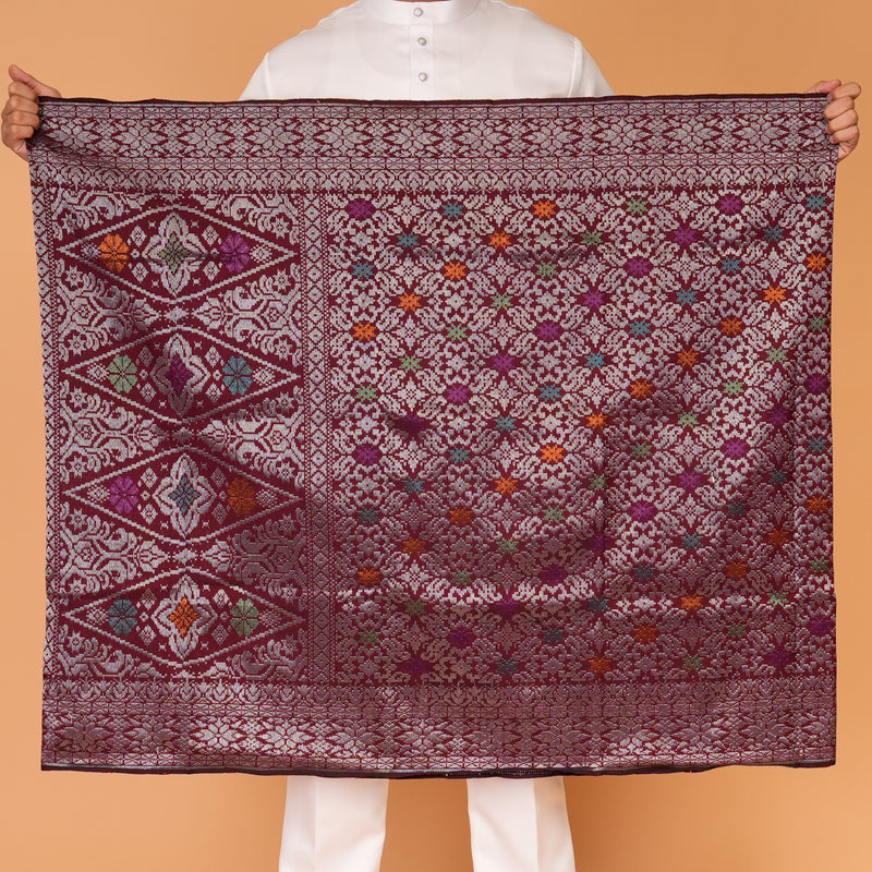 DARK MAROON SILVER - Mix | Dato' Handmade