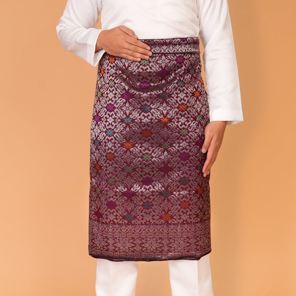 DARK MAROON SILVER - Mix | Dato' Handmade