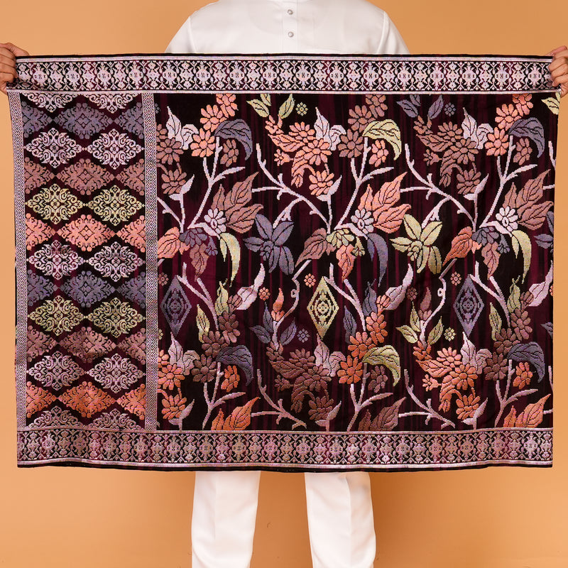 BURGUNDY - DUSTY PINK Mix (Jalur) | Royal Handmade (2.5M)