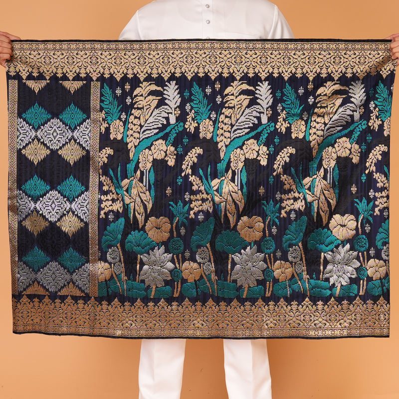 NAVY BLUE - GOLD Mix (Jalur) | Royal Handmade (2.5M)