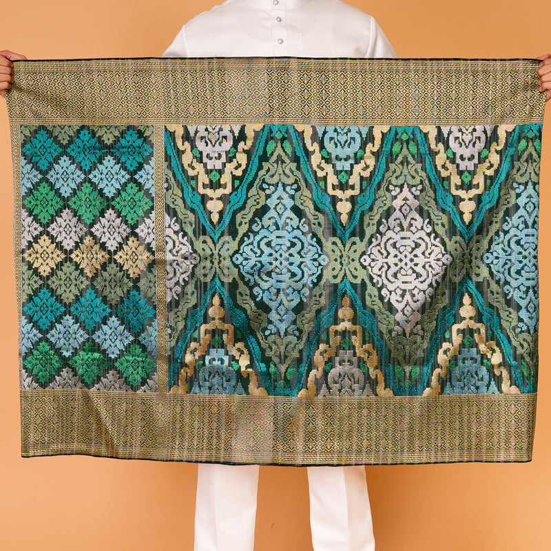 GREEN - GOLD Mix (Jalur) | Royal Handmade (2.5M)