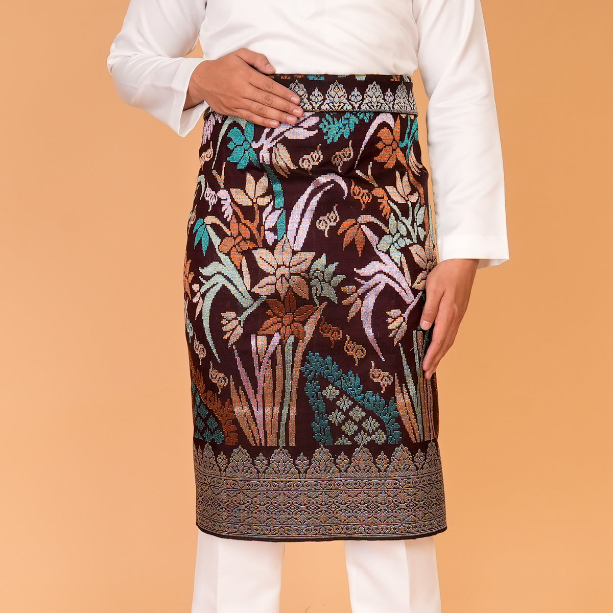 BURGUNDY- SILVER Mix | Royal Handmade