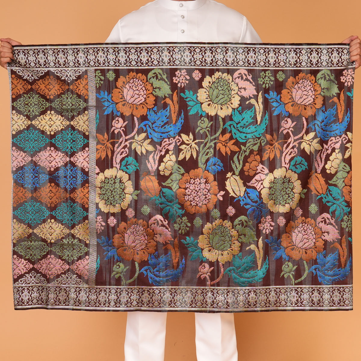 BROWN - SILVER Mix (Jalur) | Royal Handmade (2.5M)