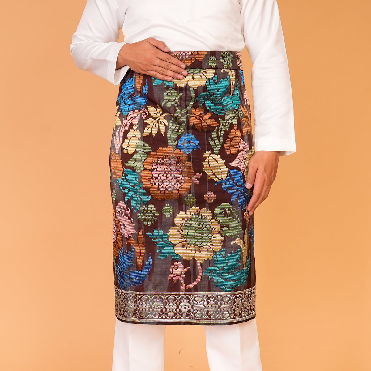 BROWN - SILVER Mix (Jalur) | Royal Handmade (2.5M)