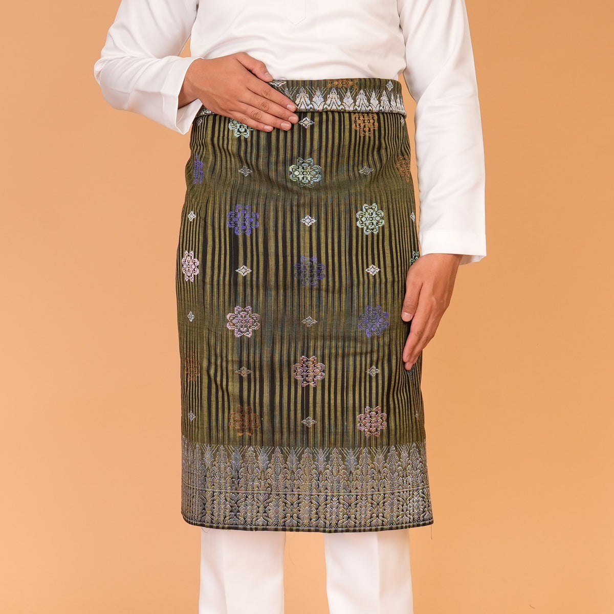 OLIVE SILVER - Mix | Exclusive Handmade (2.5 Meter)