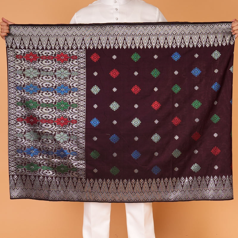 BURGUNDY SILVER - Mix | Exclusive Handmade (2.5 Meter)