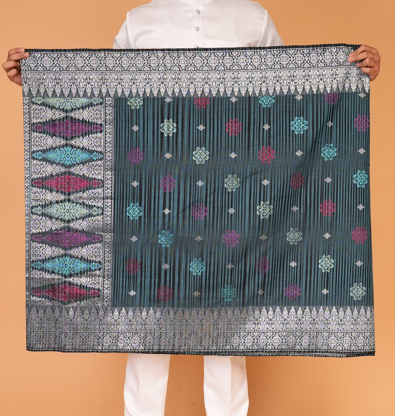 TEAL BLUE & SILVER - Mix | Exclusive Handmade