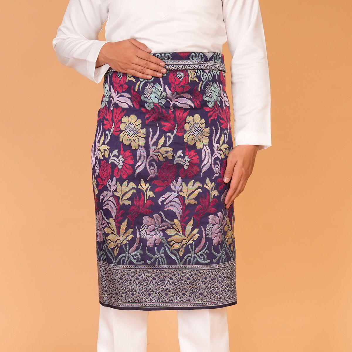 NAVY BLUE SILVER - Mix | Exclusive Handmade (2.5 Meter)