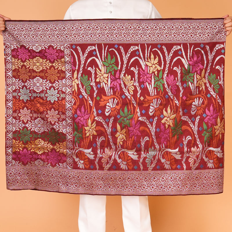 MAROON - SILVER Mix | Royal Handmade