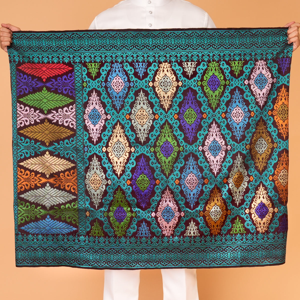 BURGUNDY - TEAL BLUE Mix | Royal Handmade