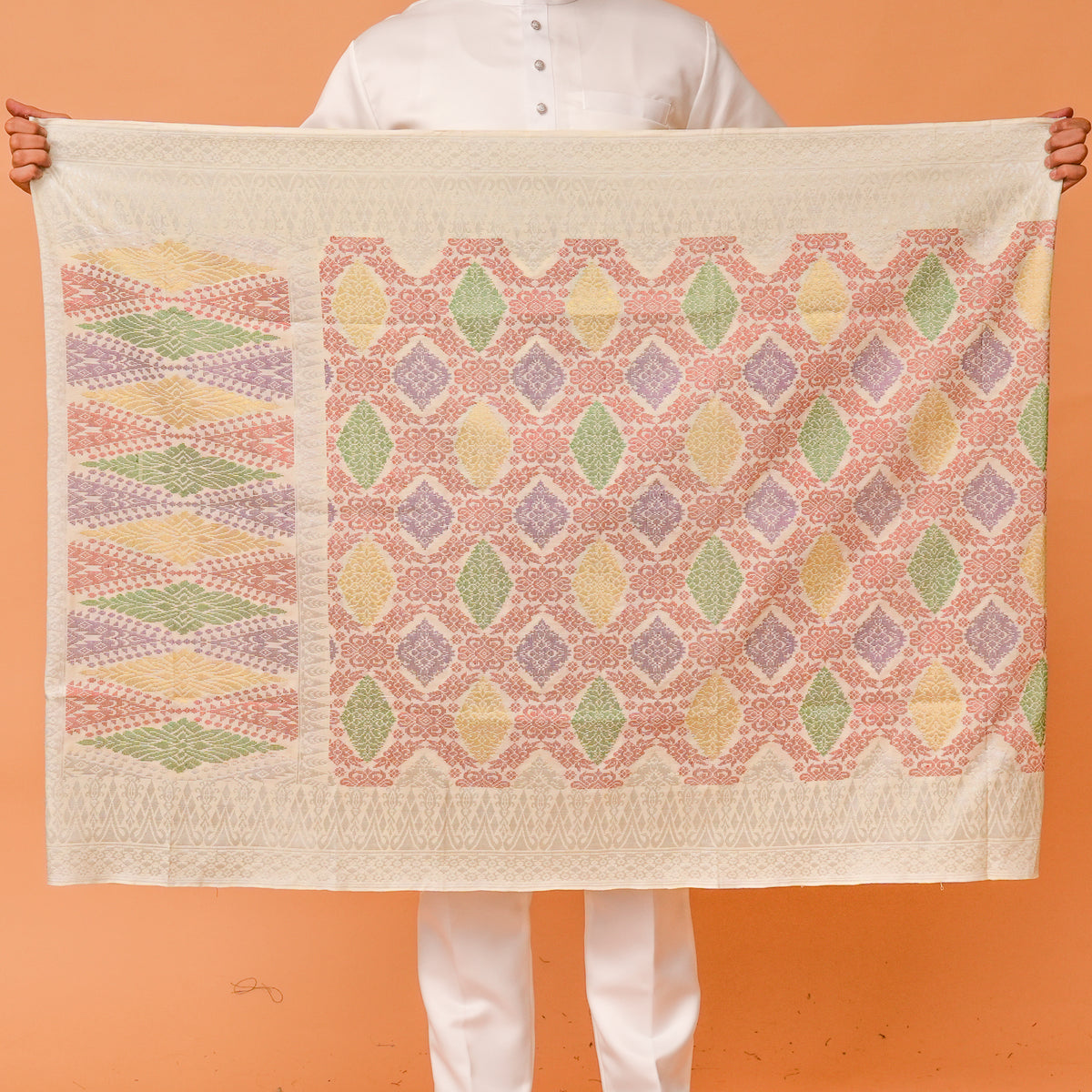 CREAM SILVER - Mix | Premium Handmade (2.5 Meter)