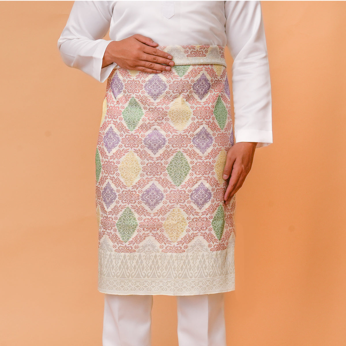 CREAM SILVER - Mix | Premium Handmade (2.5 Meter)